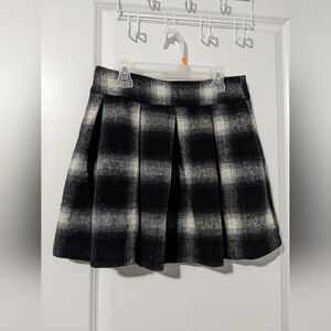 Papaya weekend plaid skirt